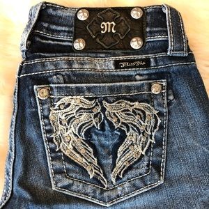 Miss Me Capris, Angel Wings and Rhinestones. A-4